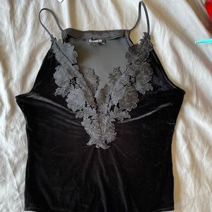 Express Velvet Bodysuit